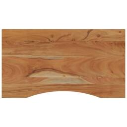 Berkfield Home Desk Top 90x50x2.5 cm Rectangular Solid Wood Acacia in Brown