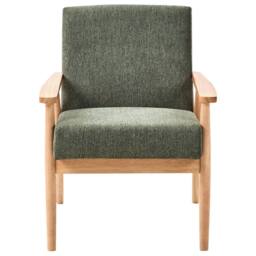 Wyld and Coco Green and Light Brown Retro Living Room Set - 3-Piece Sofa Set - thumbnail 5