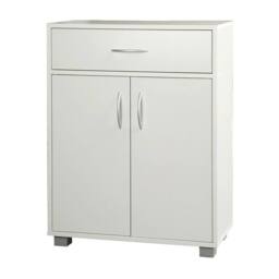 Havendro Living Room Sideboard Wooden Storage Cabinet Unit in White - thumbnail 1