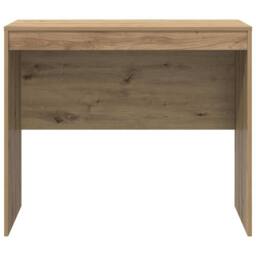 Berkfield Home Modern Writing Desk Artisan Oak Engineered Wood 90 x 50 x 76 cm in Brown - thumbnail 5