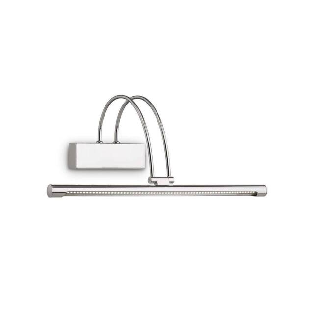 Netlighting Bow LED Medium Picture Wall Light Chrome in Grey - image 1