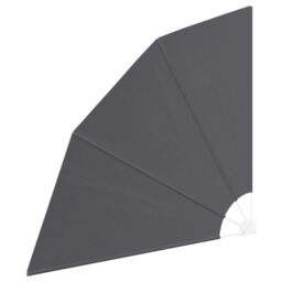Berkfield Home Balcony Privacy Screen Folding Manual Black 140 x 140 cm Fabric - thumbnail 4