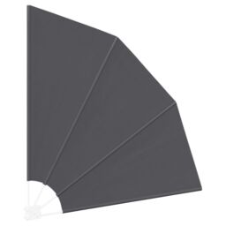 Berkfield Home Balcony Privacy Screen Folding Manual Black 140 x 140 cm Fabric - thumbnail 5