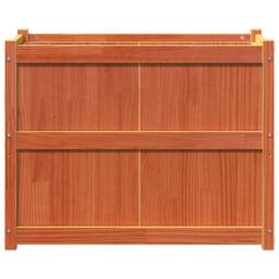 Berkfield Home Garden Planter Wax Brown 90x50x70 cm Solid Wood Pine - Size: 90 x 50 x 70 cm - thumbnail 5