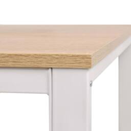 Berkfield Home Writing Desk 120x60x75 cm Oak & White - Size: 120 x 60 x 75 cm - thumbnail 6