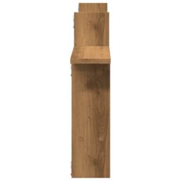 Berkfield Home Wall Shelves 2 pcs Artisian Oak 50x12x50 cm Engineered Wood in Brown - Size: 50 x 12 x 50 cm - thumbnail 5
