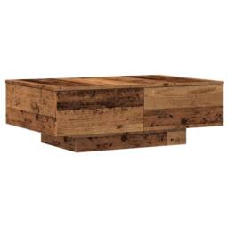 Berkfield Home Coffee Table Old Wood 90x60x31 cm Engineered Wood in Brown - Size: 90 x 60 x 31 cm - thumbnail 6