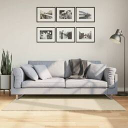 Berkfield Home Rug HUARTE Short Pile Soft & Washable Cream 80x150 cm - Size: Medium - thumbnail 2