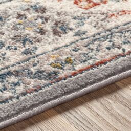Livabliss Ankara - Vintage Grey Taupe Blue Traditional Boho Living Dining Bedroom Rug - Size: 60 cm x 90 cm - thumbnail 3