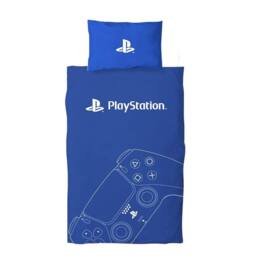 Playstation Game Controller Reversible Duvet Set in Blue - Size: Single - thumbnail 3