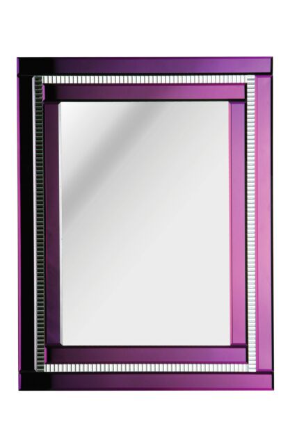 Orsina Carlotta Purple Deco Mirror - image 1