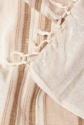 Homescapes Cotton Morocco Striped Throw in Beige - Size: 255 cm x 360 cm - thumbnail 5