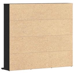 Berkfield Home CD Cabinet Black Oak 100x23x89.5 cm Engineered Wood - thumbnail 7