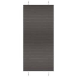 Berkfield Home Pleated Blind Black 100x200 cm Fabric Width 99.4 cm Polyester - thumbnail 2