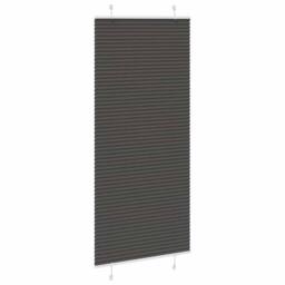 Berkfield Home Pleated Blind Black 100x200 cm Fabric Width 99.4 cm Polyester - thumbnail 3