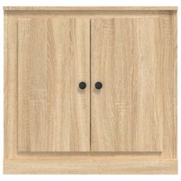 Berkfield Home Sideboard Sonoma Oak 70x35.5x67.5 cm Engineered Wood in Brown - thumbnail 6