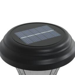 Berkfield Home Solar Pathway Lights with Ground Spikes 12 pcs White in Black - thumbnail 9