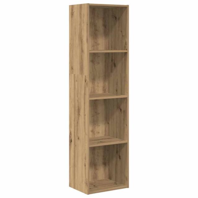 Berkfield Home Bookcase Artisian Oak 40x30x152 cm Engineered Wood in Brown - Size: 40 x 30 x 152 cm - image 1