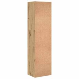 Berkfield Home Bookcase Artisian Oak 40x30x152 cm Engineered Wood in Brown - Size: 40 x 30 x 152 cm - thumbnail 7
