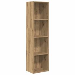 Berkfield Home Bookcase Artisian Oak 40x30x152 cm Engineered Wood in Brown - Size: 40 x 30 x 152 cm - thumbnail 1
