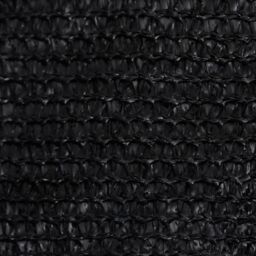 Berkfield Home Sunshade Sail 160 g/m ² Black 2x4 m HDPE - thumbnail 3