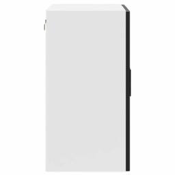 Berkfield Home Kitchen Wall Cabinet with Glass Door Porto Black - thumbnail 6