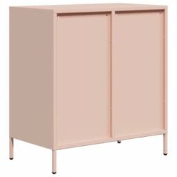 Berkfield Home Sideboard¬†Pink 68x39x73.5 cm Cold-rolled Steel in Pink - thumbnail 7