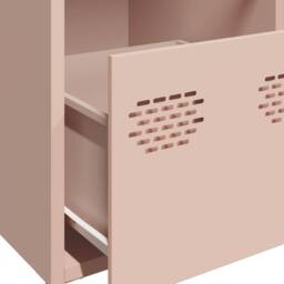 Berkfield Home Sideboard¬†Pink 68x39x73.5 cm Cold-rolled Steel in Pink - thumbnail 9