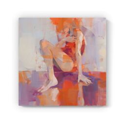 "Warren Reed - Designer Contemplative Rest Canvas - Size: W30"" x H30""" - thumbnail 2