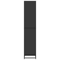 Berkfield Home Book Cabinet Black 40x35x170.5 cm Engineered Wood - thumbnail 5