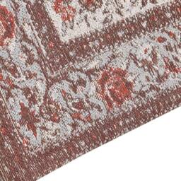 Wyld and Coco Multicolour Vintage Floral Area Rug Cotton Polyester Woven - Size: 80 cm x 150 cm - thumbnail 5