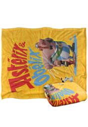 Netflix Asterix Obelix Idefix The Gauls Blanket Silky Touch Super Soft Throw Blanket 152 X 127 cm in White - thumbnail 2