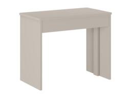Vente-unique Extendable Console Dining Table Seats 12 - 6 Extensions - Beige - thumbnail 8