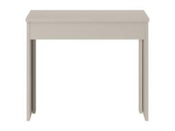 Vente-unique Extendable Console Dining Table Seats 12 - 6 Extensions - Beige - thumbnail 6
