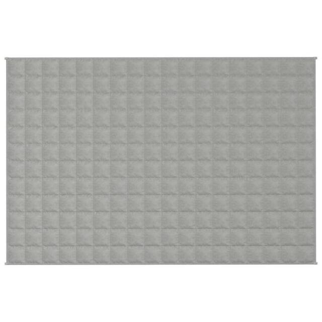 Berkfield Home Weighted Blanket Grey 120x180 cm 5 kg Fabric - image 1