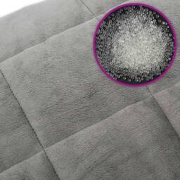 Berkfield Home Weighted Blanket Grey 120x180 cm 5 kg Fabric - thumbnail 6
