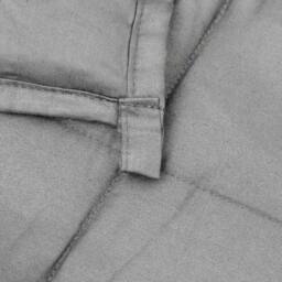 Berkfield Home Weighted Blanket Grey 120x180 cm 5 kg Fabric - thumbnail 5