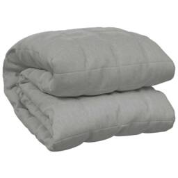 Berkfield Home Weighted Blanket Grey 120x180 cm 5 kg Fabric - thumbnail 3