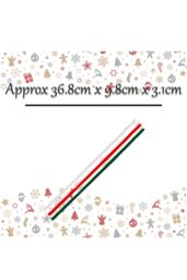 VFM e-Store Chenille Pipe Cleaners Pack Of 60 Decoration Red, White, Green - thumbnail 2