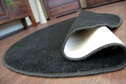 RugsX Circle Trendy Rug in Black - Size: 133 cm diameter - thumbnail 4