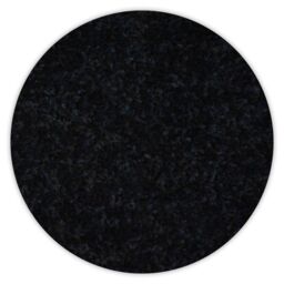 RugsX Circle Trendy Rug in Black - Size: 133 cm diameter