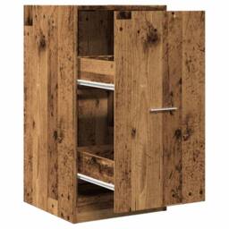 Berkfield Home Elegant Apothecary Cabinet Old Wood 40x41x77.5 cm Engineered Wood in Brown - thumbnail 3