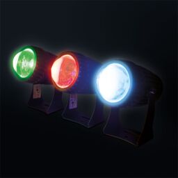 Netagon 8W Coloured LED Pin spot with Black Body in Blue - thumbnail 4