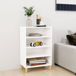 Berkfield Home Sideboard White 57x35x90 cm Engineered Wood - Size: 57 x 35 x 90 cm - thumbnail 2