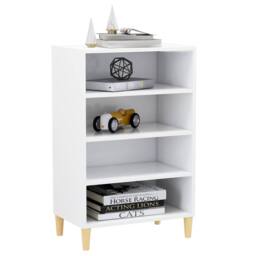 Berkfield Home Sideboard White 57x35x90 cm Engineered Wood - Size: 57 x 35 x 90 cm - thumbnail 3