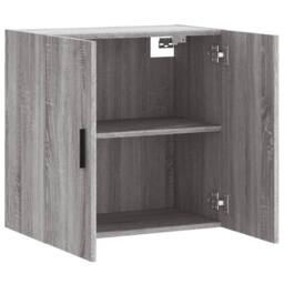 Berkfield Home Wall Cabinet Grey Sonoma 60x31x60 cm Engineered Wood - Size: 60 x 31 x 60 cm - thumbnail 6