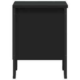 Berkfield Home Decorative Bedside Cabinet Black 2 pcs 40x30x40 cm Engineered Wood - Size: 40 x 30 x 40 cm - thumbnail 6