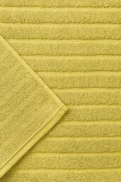 CHRISTY 'Prism' Luxury 100% Turkish Cotton Bath Mats in Yellow - thumbnail 2