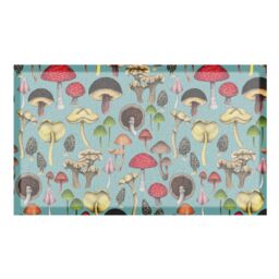 Artsy Mats Wild Mushroom x Celia Battaini Doormat (70 x 40cm) in White - Size: 40 cm x 70 cm - thumbnail 2