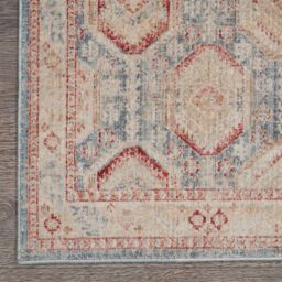 The Rug Shop UK Multi Border Traditional Geometric Polyester Easy To Clean Rug - Size: 160 cm x 235 cm - thumbnail 7